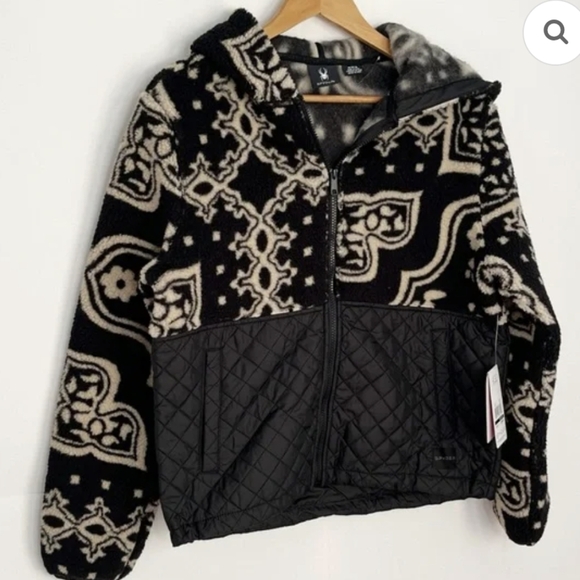 Spyder Jackets & Blazers - Spyder Womens Fleece Zip Up Jacket Size L